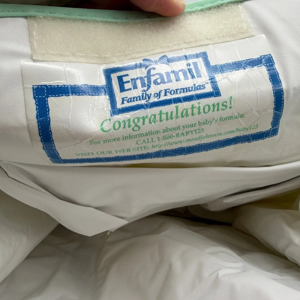 VTG Peter Rabbit Enfamil Insulated Bottle‎ Bag Mint Green Beatrix Potter